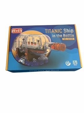 dOvOb Titanic Ship in the Bottle Building Blocks Set 878 Pcs NO. QS100 New